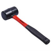 Amtech 8oz Fibreglass Shaft Rubber Mallet